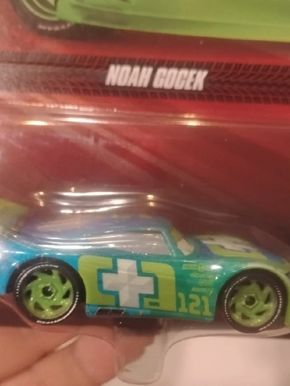 Noah Gocek Green Disney Pixar Cars Die-Cast Toy Car